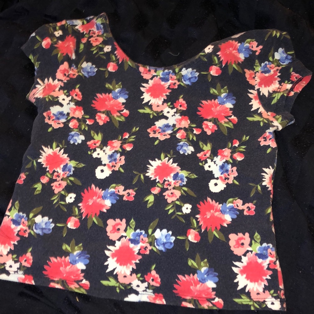 Floral crop top